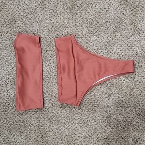 Rust Pink Swim Suit